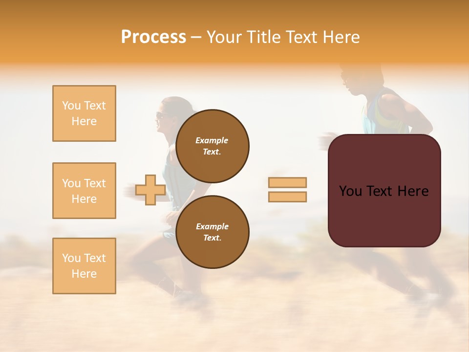 Outside Run Wellness PowerPoint Template