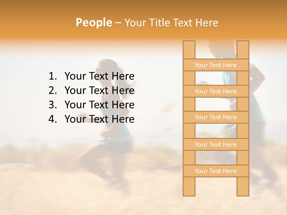 Outside Run Wellness PowerPoint Template