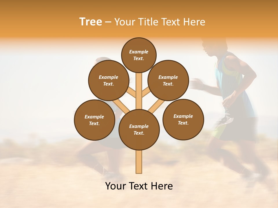 Outside Run Wellness PowerPoint Template