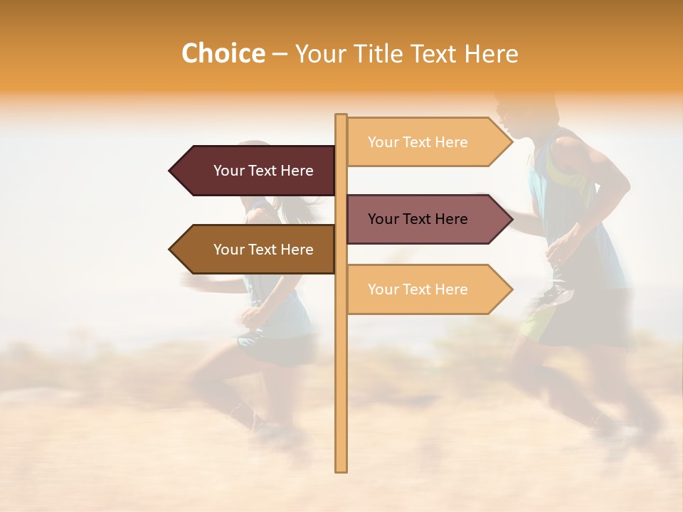 Outside Run Wellness PowerPoint Template