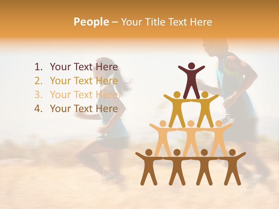 Outside Run Wellness PowerPoint Template