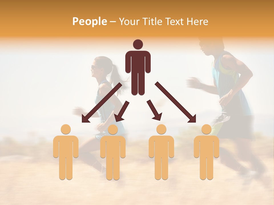 Outside Run Wellness PowerPoint Template