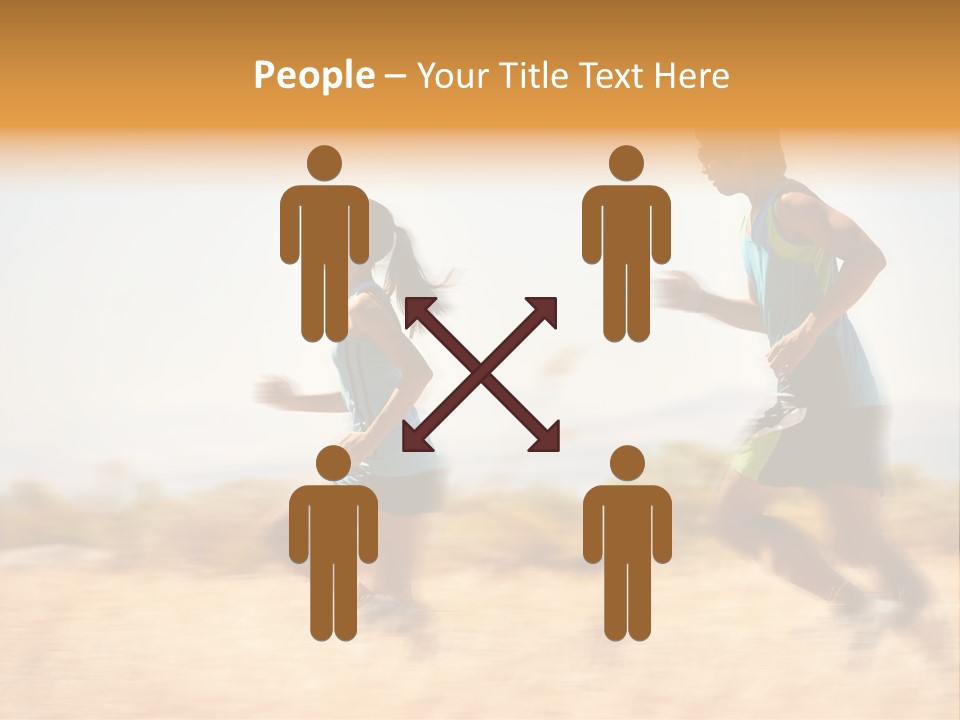 Outside Run Wellness PowerPoint Template