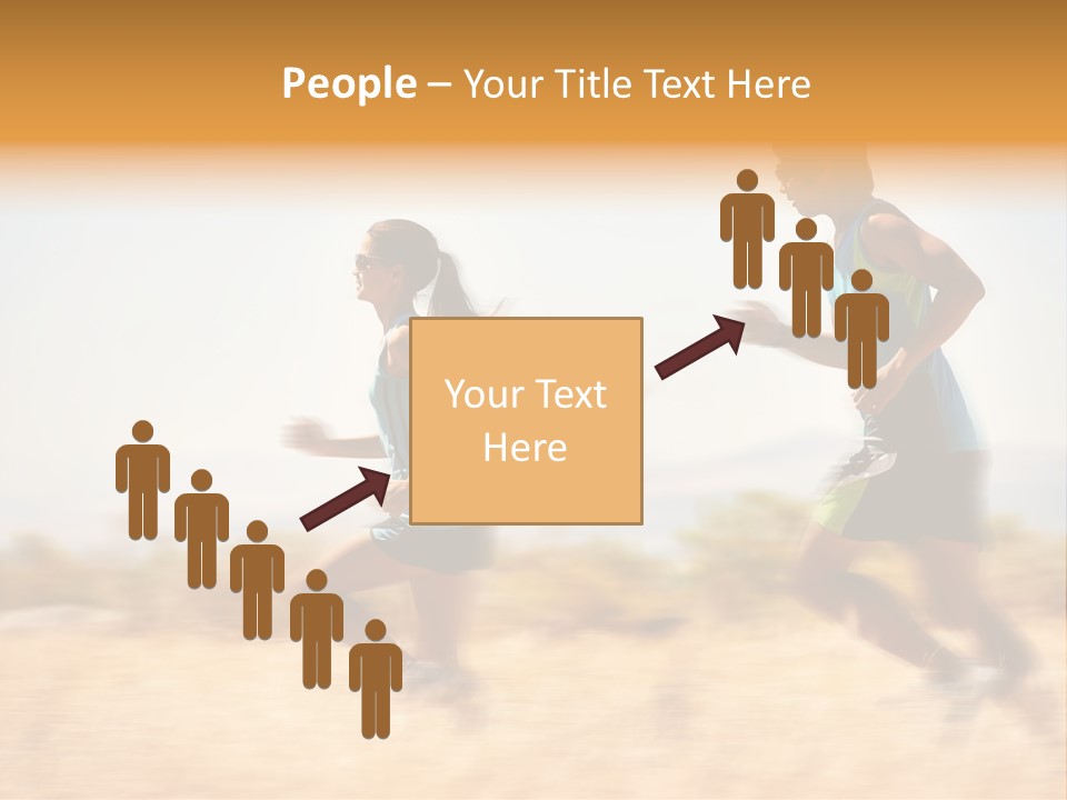 Outside Run Wellness PowerPoint Template