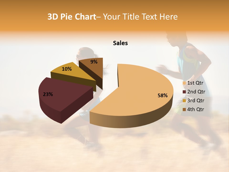 Outside Run Wellness PowerPoint Template