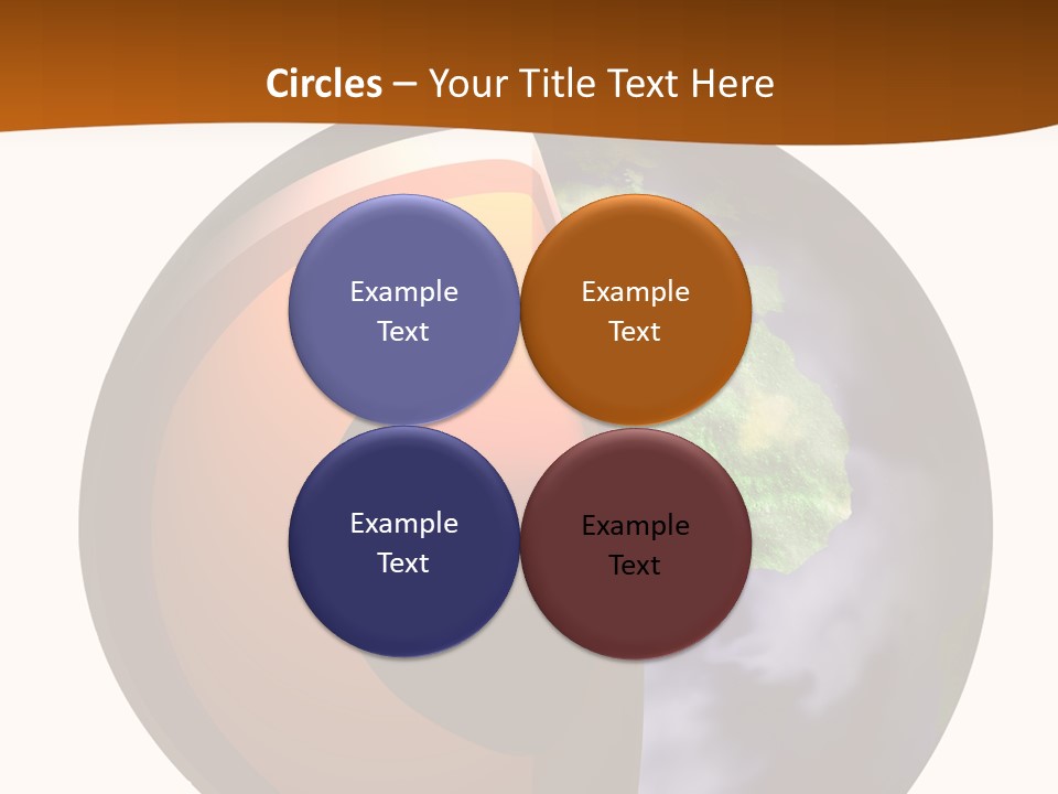 Map Cross Spin PowerPoint Template