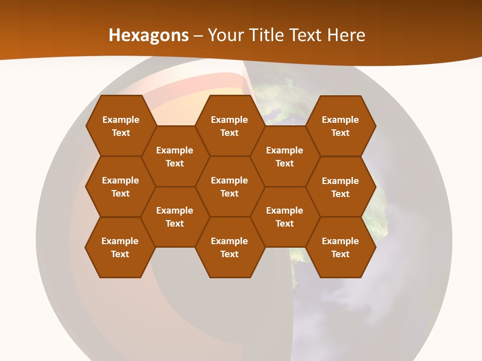 Map Cross Spin PowerPoint Template