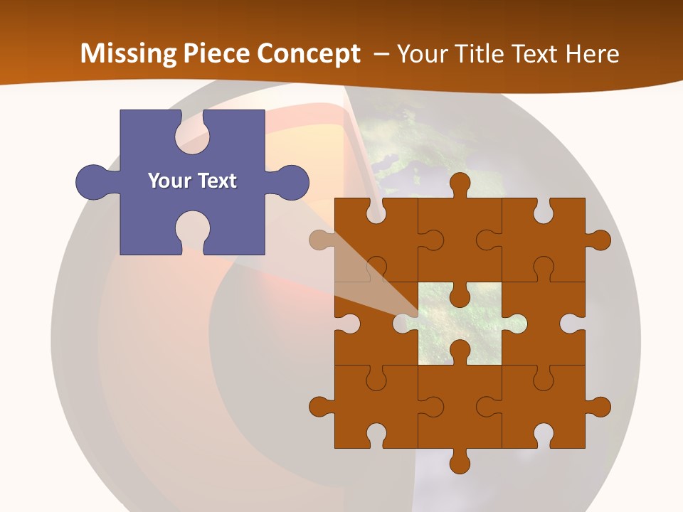 Map Cross Spin PowerPoint Template