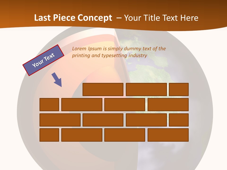 Map Cross Spin PowerPoint Template