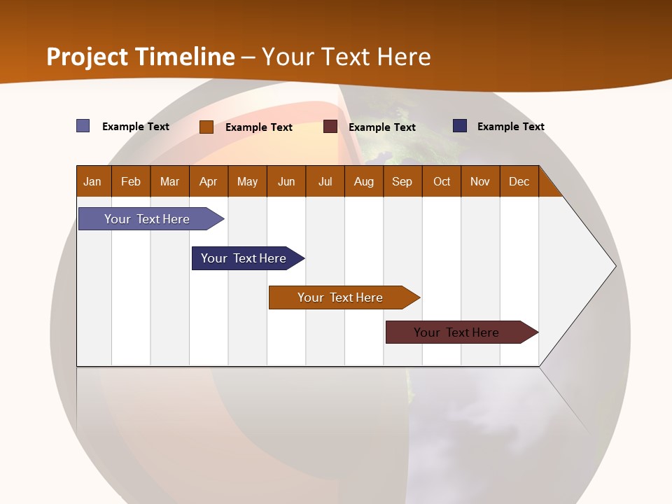 Map Cross Spin PowerPoint Template