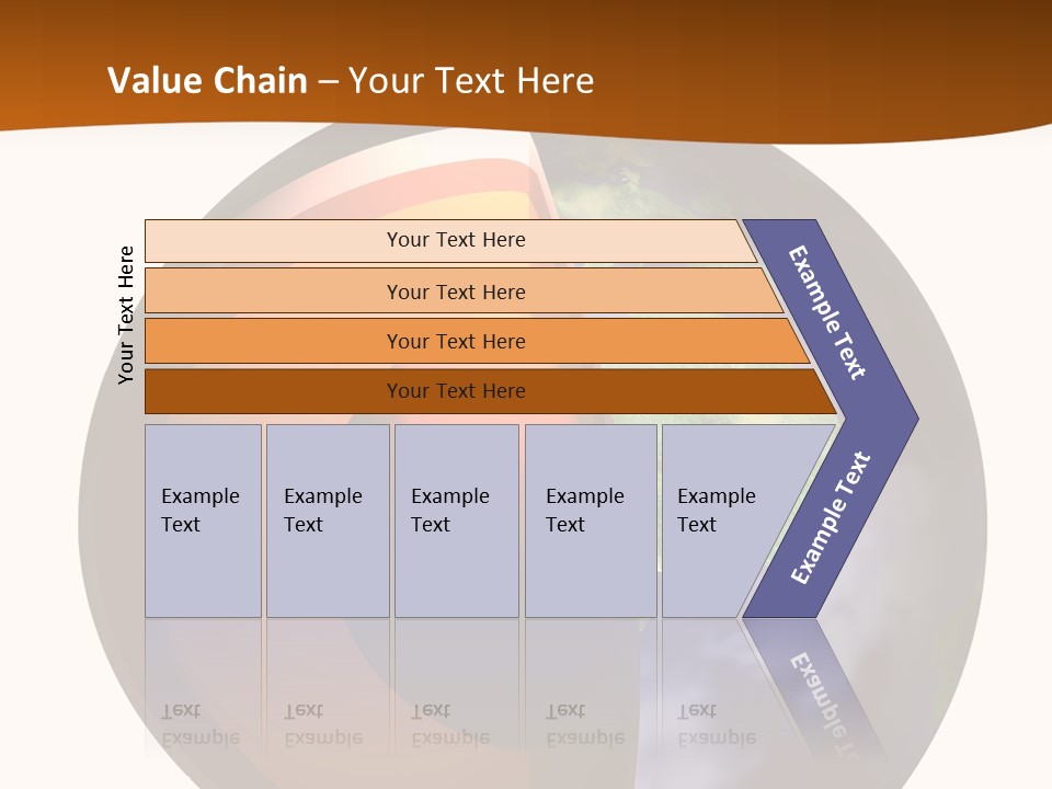 Map Cross Spin PowerPoint Template
