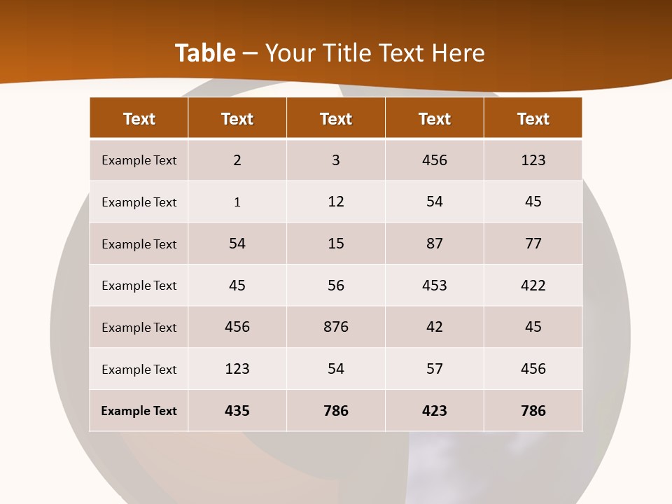 Map Cross Spin PowerPoint Template
