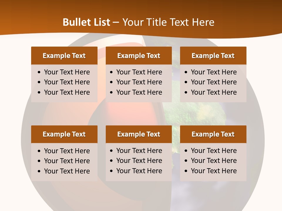 Map Cross Spin PowerPoint Template