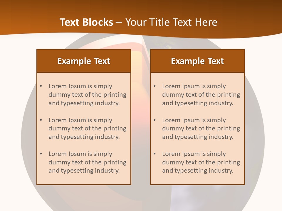 Map Cross Spin PowerPoint Template