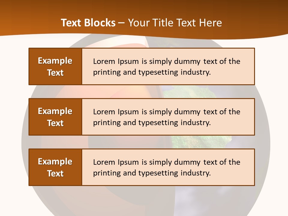 Map Cross Spin PowerPoint Template