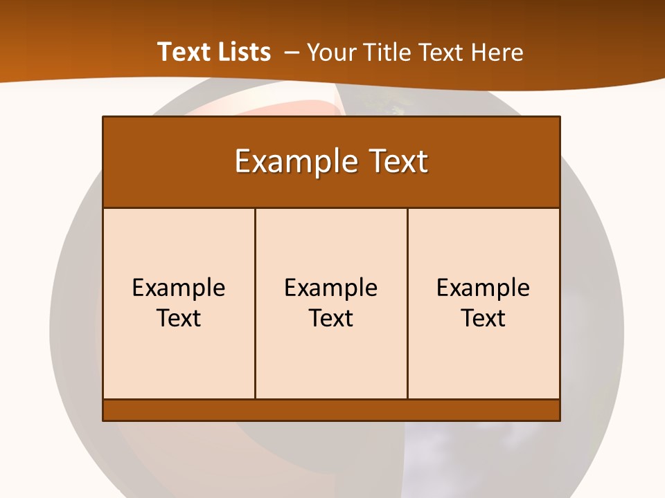 Map Cross Spin PowerPoint Template
