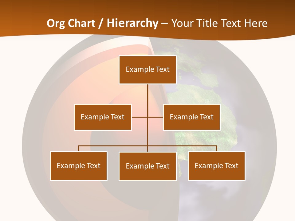 Map Cross Spin PowerPoint Template