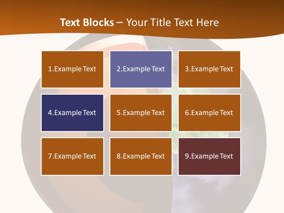 Map Cross Spin PowerPoint Template
