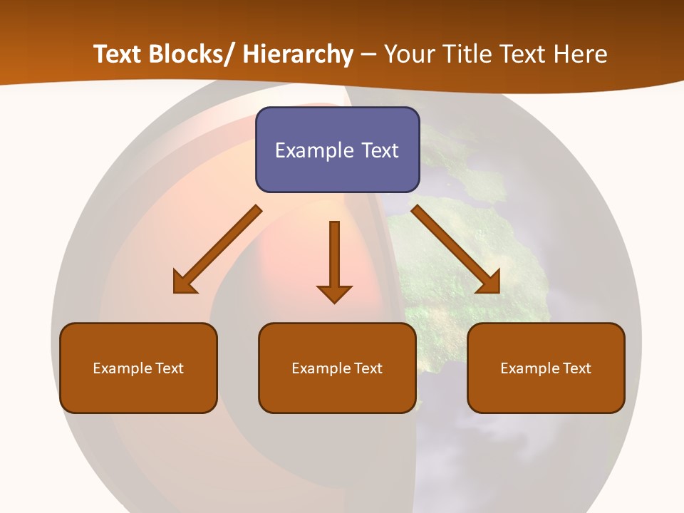 Map Cross Spin PowerPoint Template