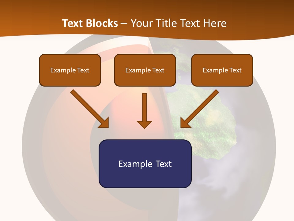 Map Cross Spin PowerPoint Template