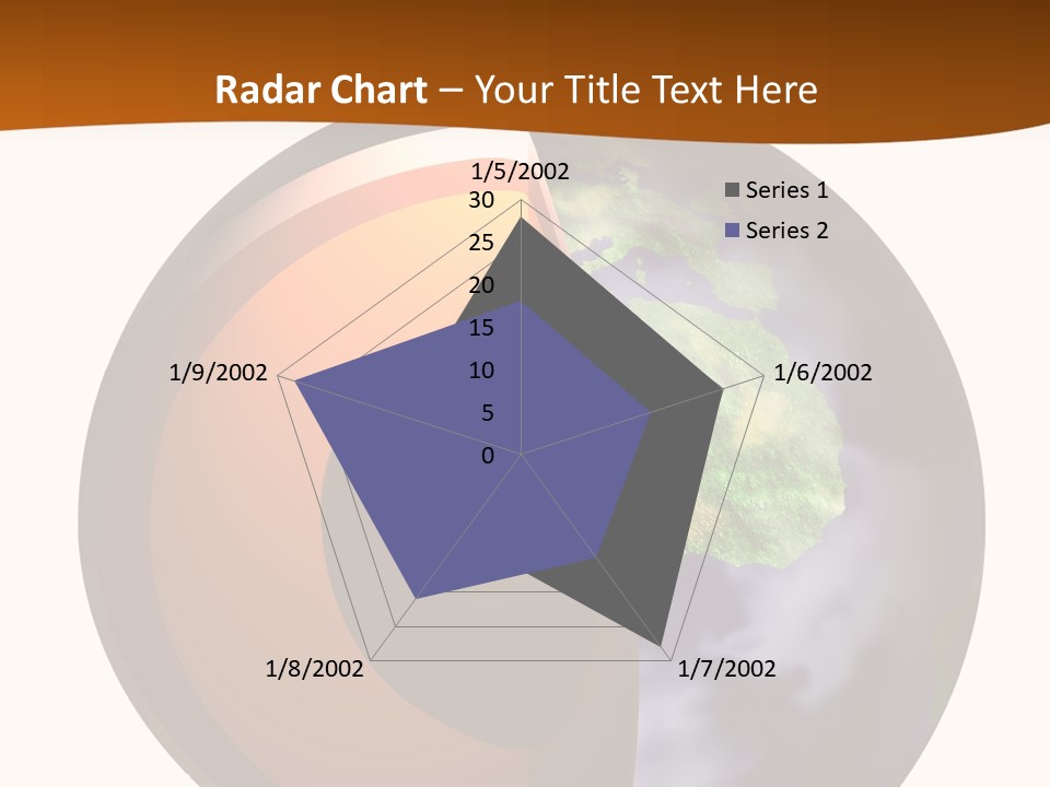 Map Cross Spin PowerPoint Template