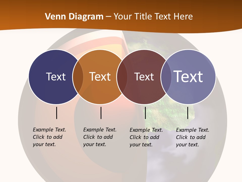 Map Cross Spin PowerPoint Template