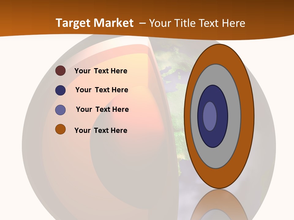 Map Cross Spin PowerPoint Template