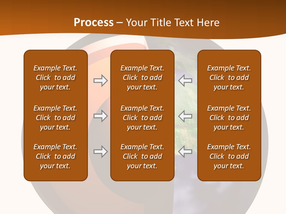 Map Cross Spin PowerPoint Template