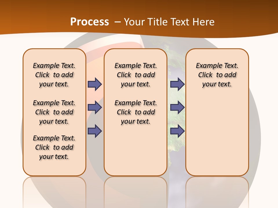 Map Cross Spin PowerPoint Template