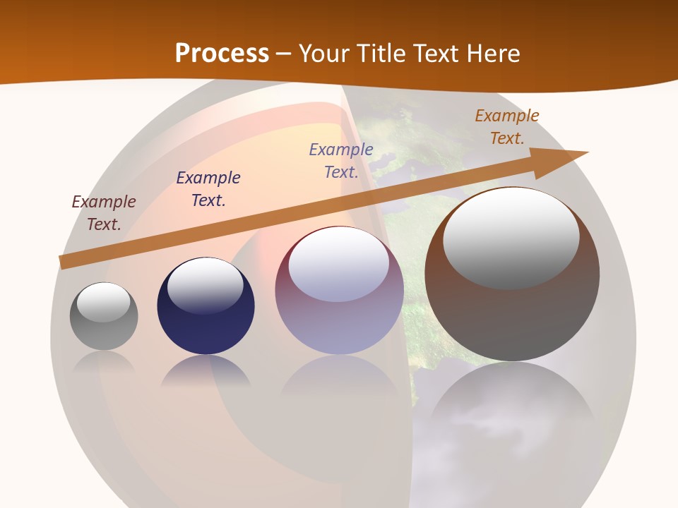 Map Cross Spin PowerPoint Template