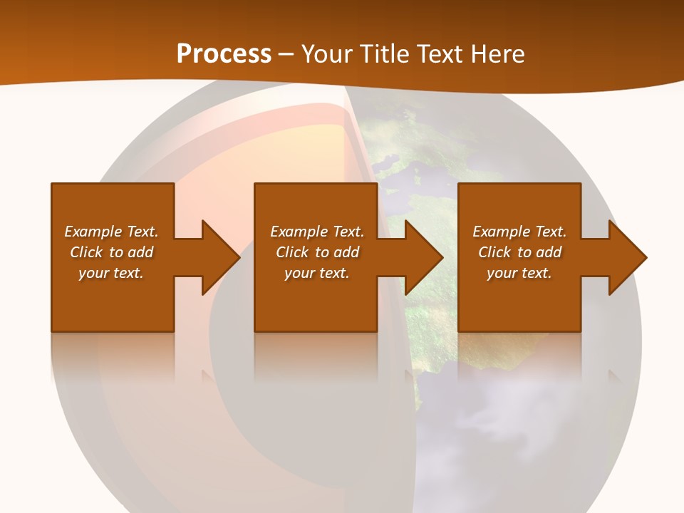 Map Cross Spin PowerPoint Template