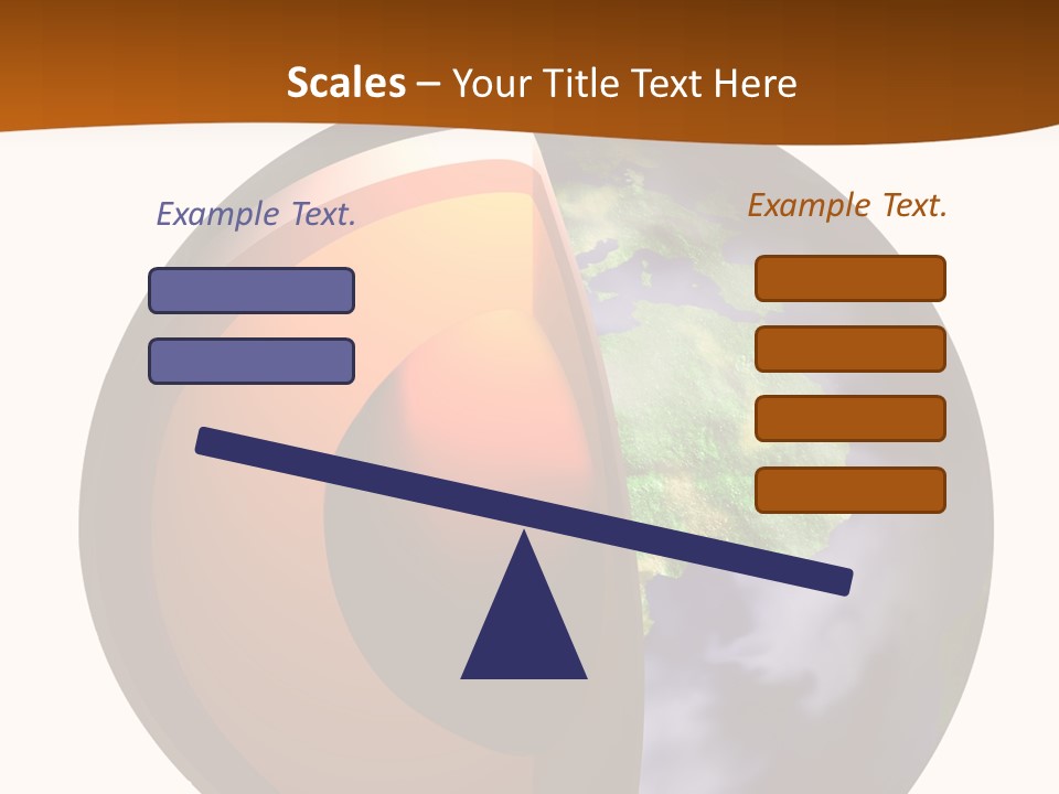 Map Cross Spin PowerPoint Template