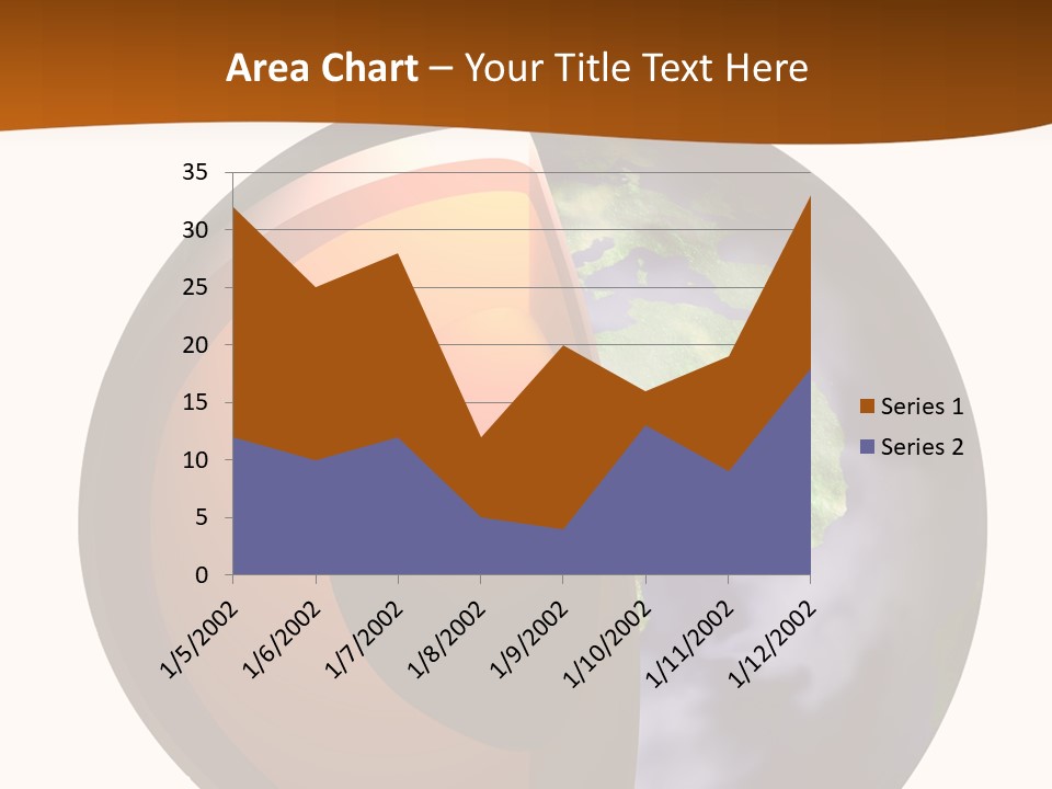 Map Cross Spin PowerPoint Template