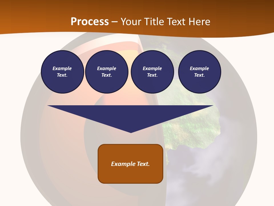 Map Cross Spin PowerPoint Template