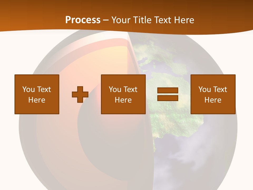 Map Cross Spin PowerPoint Template