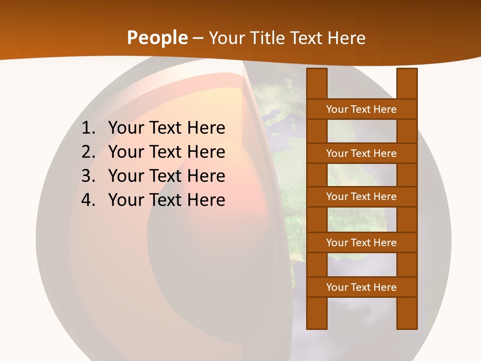 Map Cross Spin PowerPoint Template