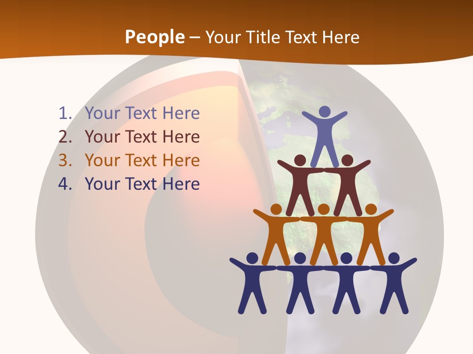 Map Cross Spin PowerPoint Template