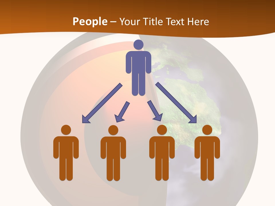 Map Cross Spin PowerPoint Template