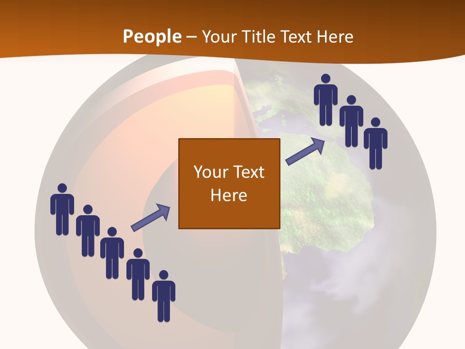 Map Cross Spin PowerPoint Template