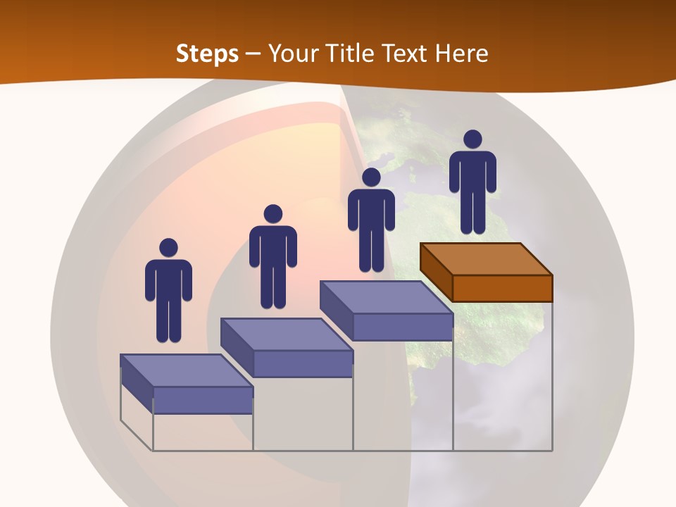 Map Cross Spin PowerPoint Template