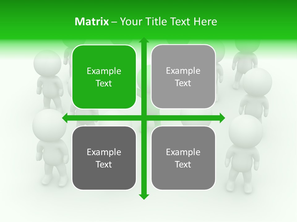 D Man Isolated Peoples PowerPoint Template