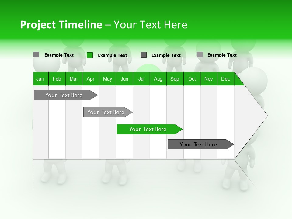 D Man Isolated Peoples PowerPoint Template
