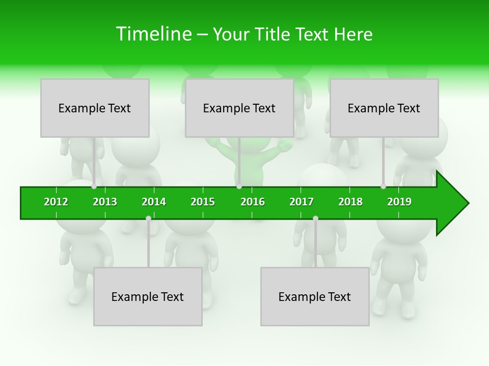 D Man Isolated Peoples PowerPoint Template