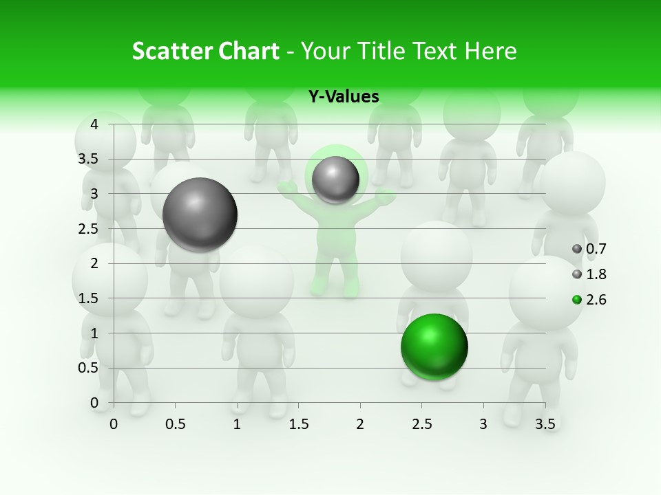D Man Isolated Peoples PowerPoint Template