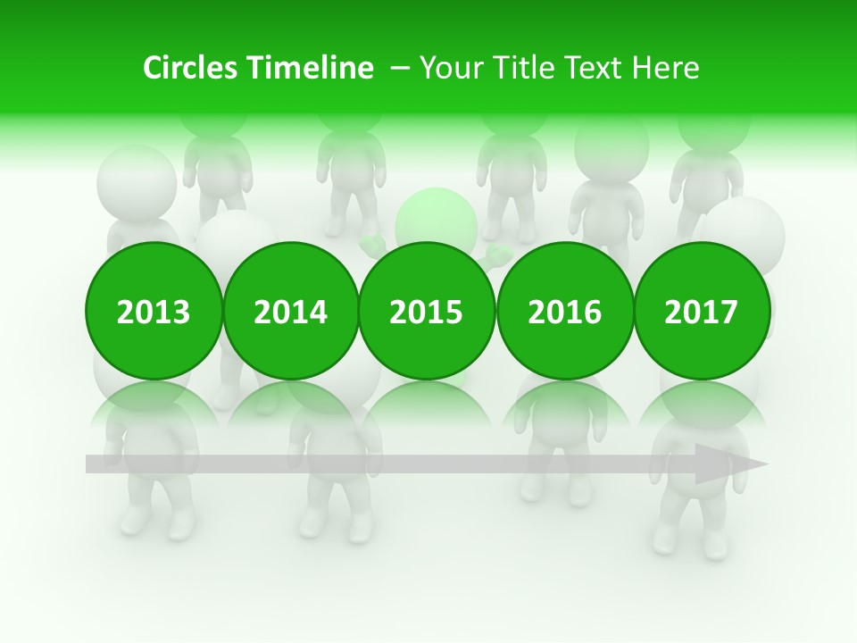 D Man Isolated Peoples PowerPoint Template