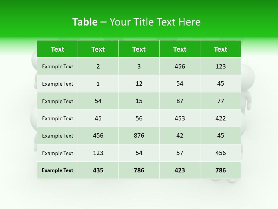 D Man Isolated Peoples PowerPoint Template