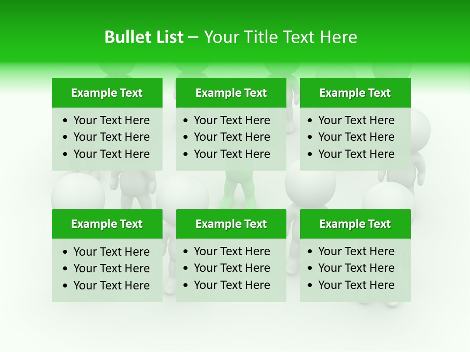 D Man Isolated Peoples PowerPoint Template