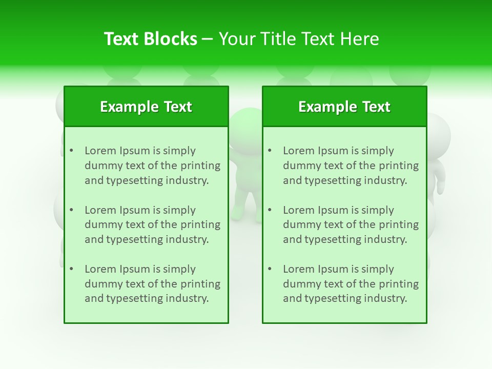 D Man Isolated Peoples PowerPoint Template
