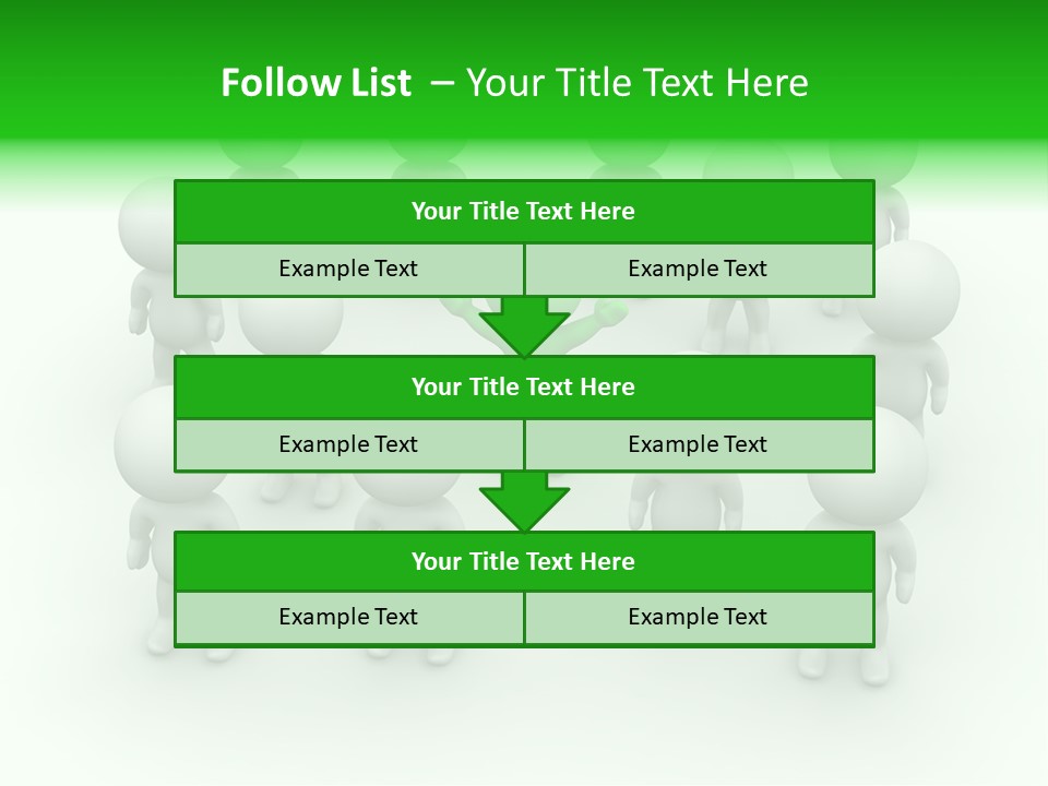 D Man Isolated Peoples PowerPoint Template