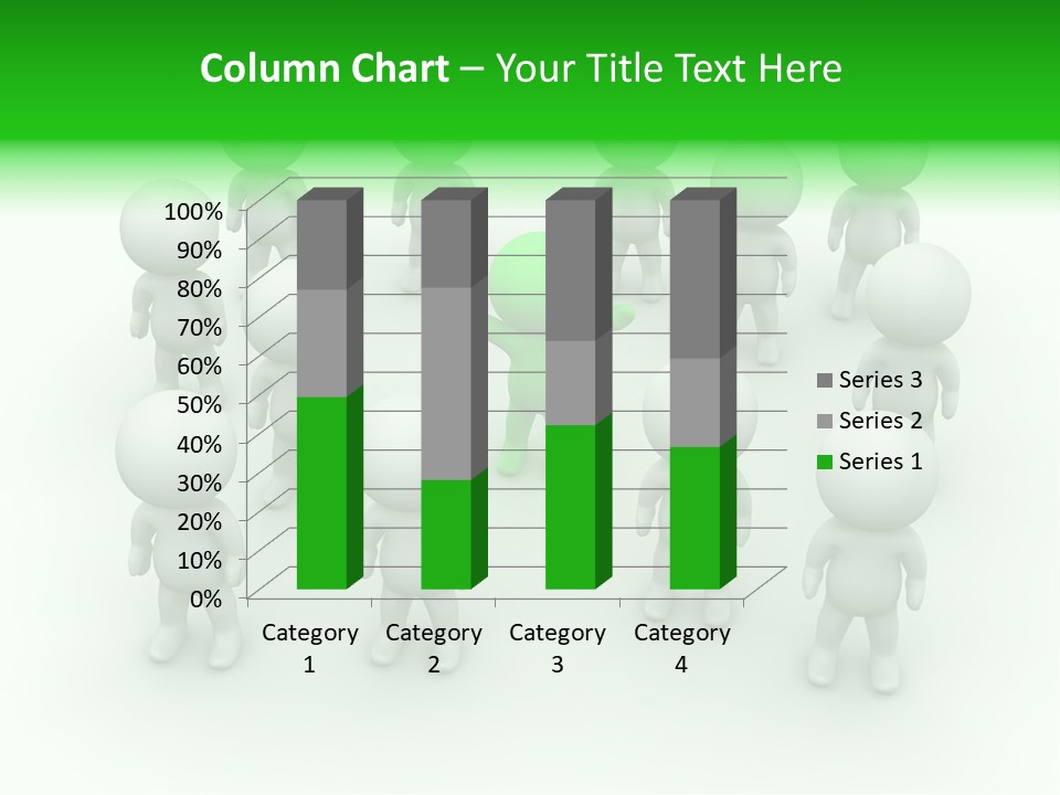 D Man Isolated Peoples PowerPoint Template